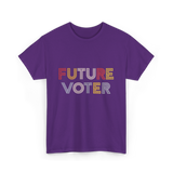 Future Voter Voting Elections T-Shirt - Purple