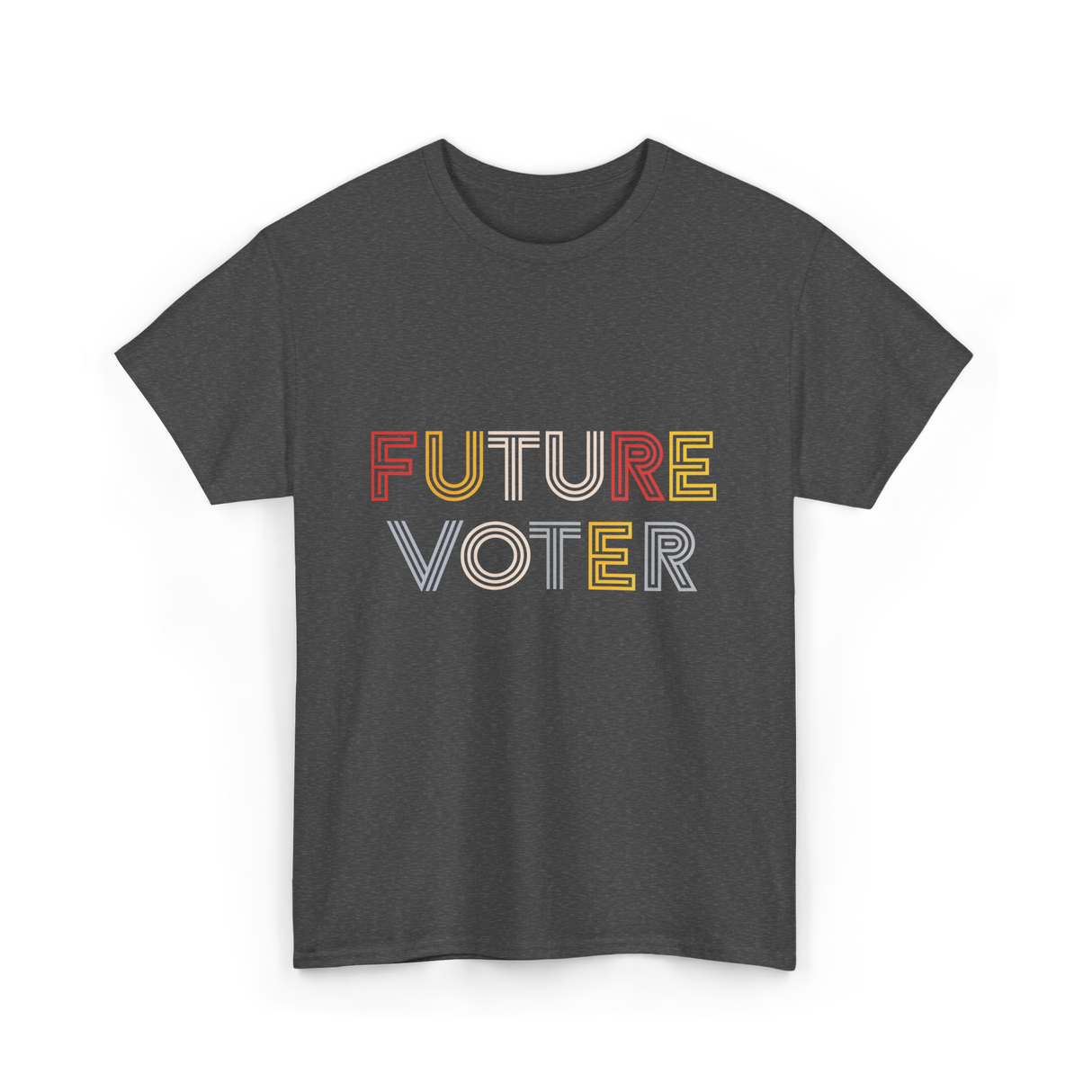 Future Voter Voting Elections T-Shirt - Dark Heather