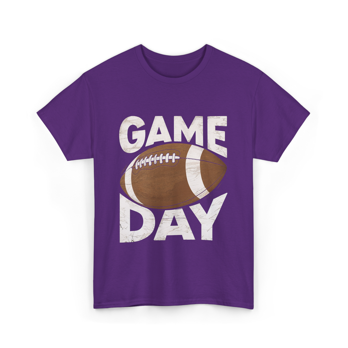 Game Day Football Sports Fan T-Shirt - Purple