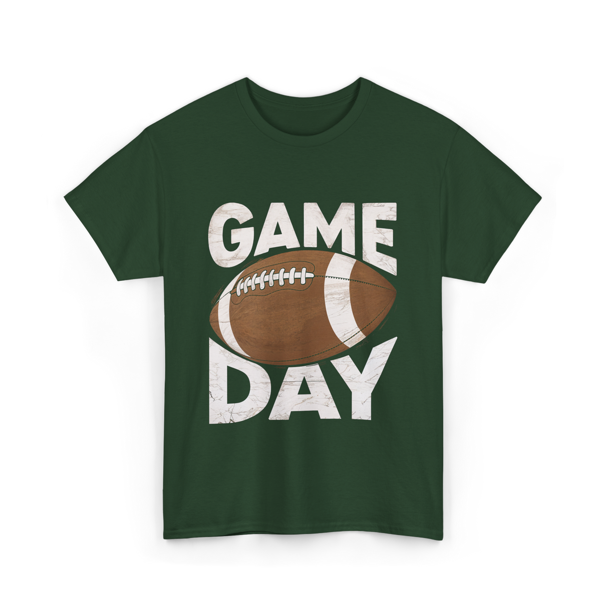 Game Day Football Sports Fan T-Shirt - Forest Green