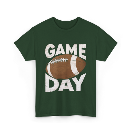 Game Day Football Sports Fan T-Shirt - Forest Green