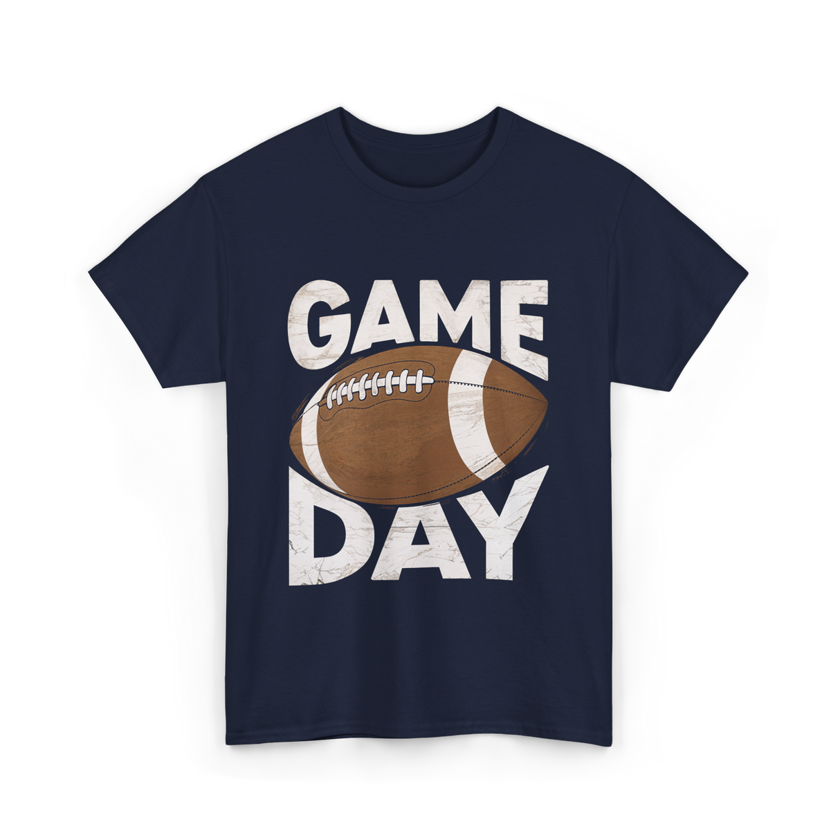 Game Day Football Sports Fan T-Shirt - Navy