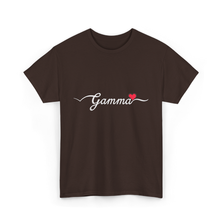 Gamma Love Gamma T-Shirt - Dark Chocolate