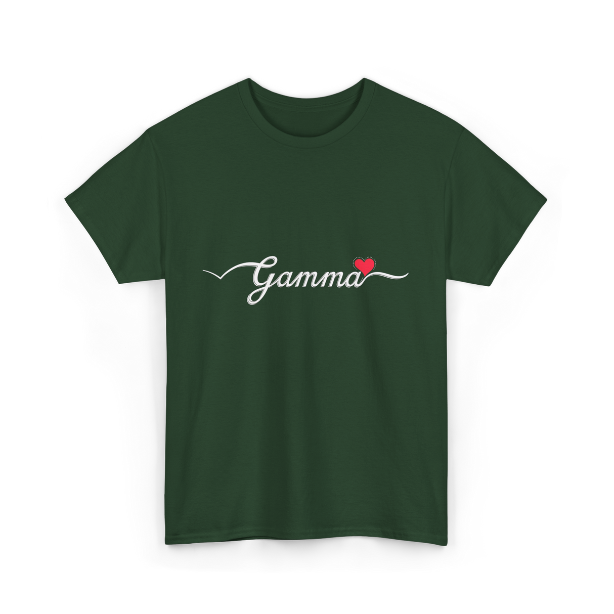 Gamma Love Gamma T-Shirt - Forest Green