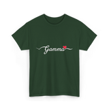 Gamma Love Gamma T-Shirt - Forest Green