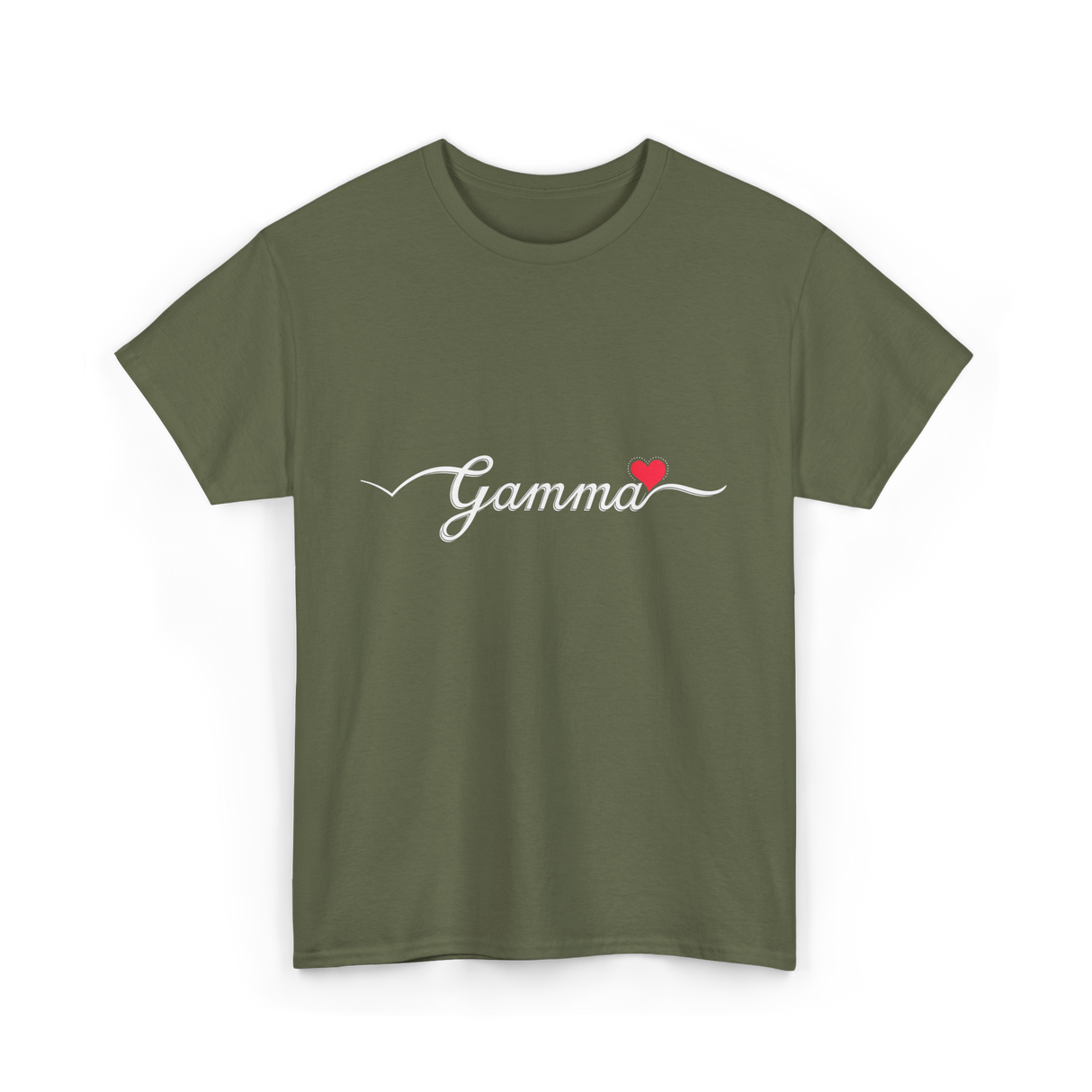 Gamma Love Gamma T-Shirt - Military Green