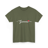 Gamma Love Gamma T-Shirt - Military Green