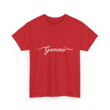 Gamma Love Gamma T-Shirt - Red