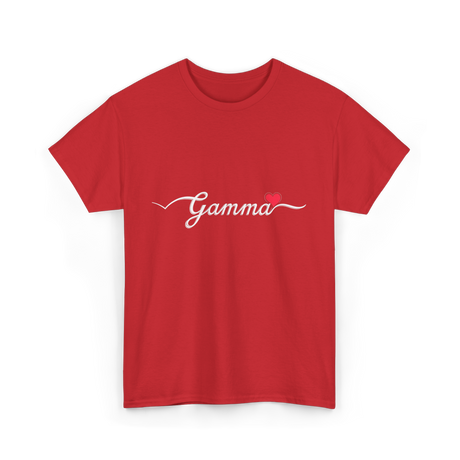 Gamma Love Gamma T-Shirt - Red