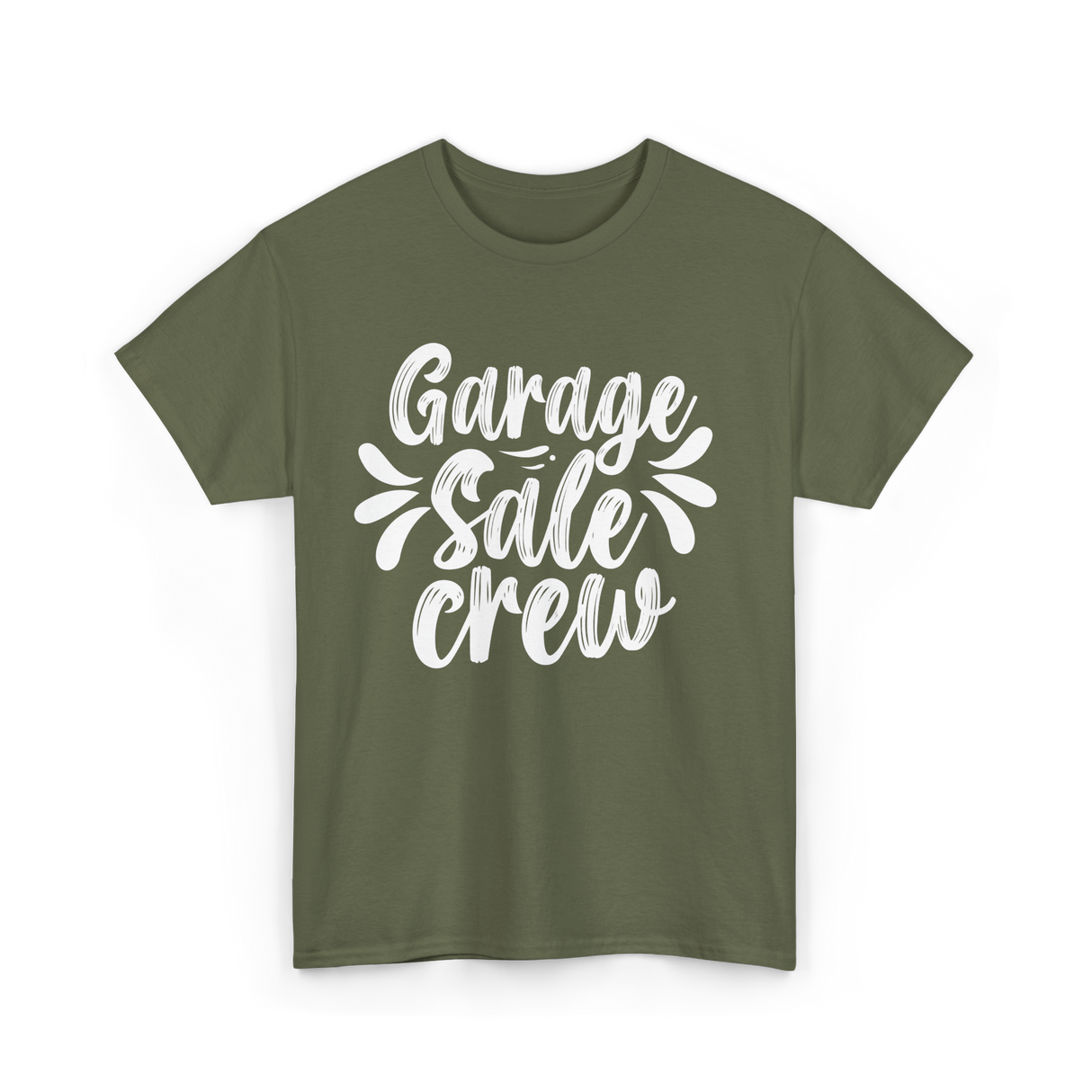 Garage Sale Crew Sale Collector T-Shirt - Military Green