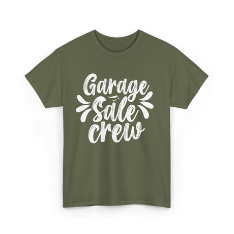 Garage Sale Crew Sale Collector T-Shirt - Military Green