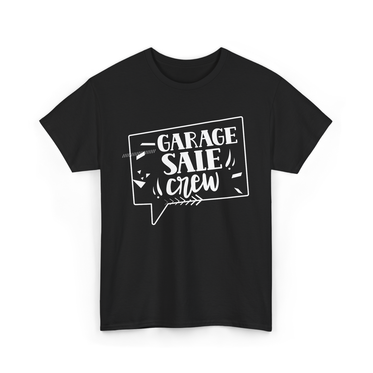 Garage Sale Crew Sale T-Shirt - Black