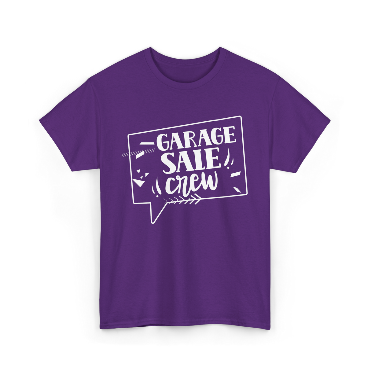 Garage Sale Crew Sale T-Shirt - Purple