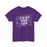 Garage Sale Crew Sale T-Shirt - Purple