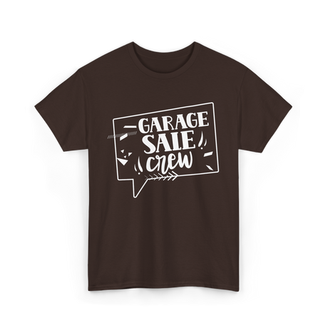 Garage Sale Crew Sale T-Shirt - Dark Chocolate