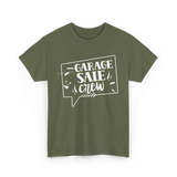 Garage Sale Crew Sale T-Shirt - Military Green