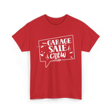 Garage Sale Crew Sale T-Shirt - Red