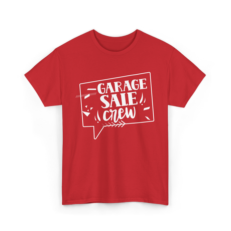 Garage Sale Crew Sale T-Shirt - Red