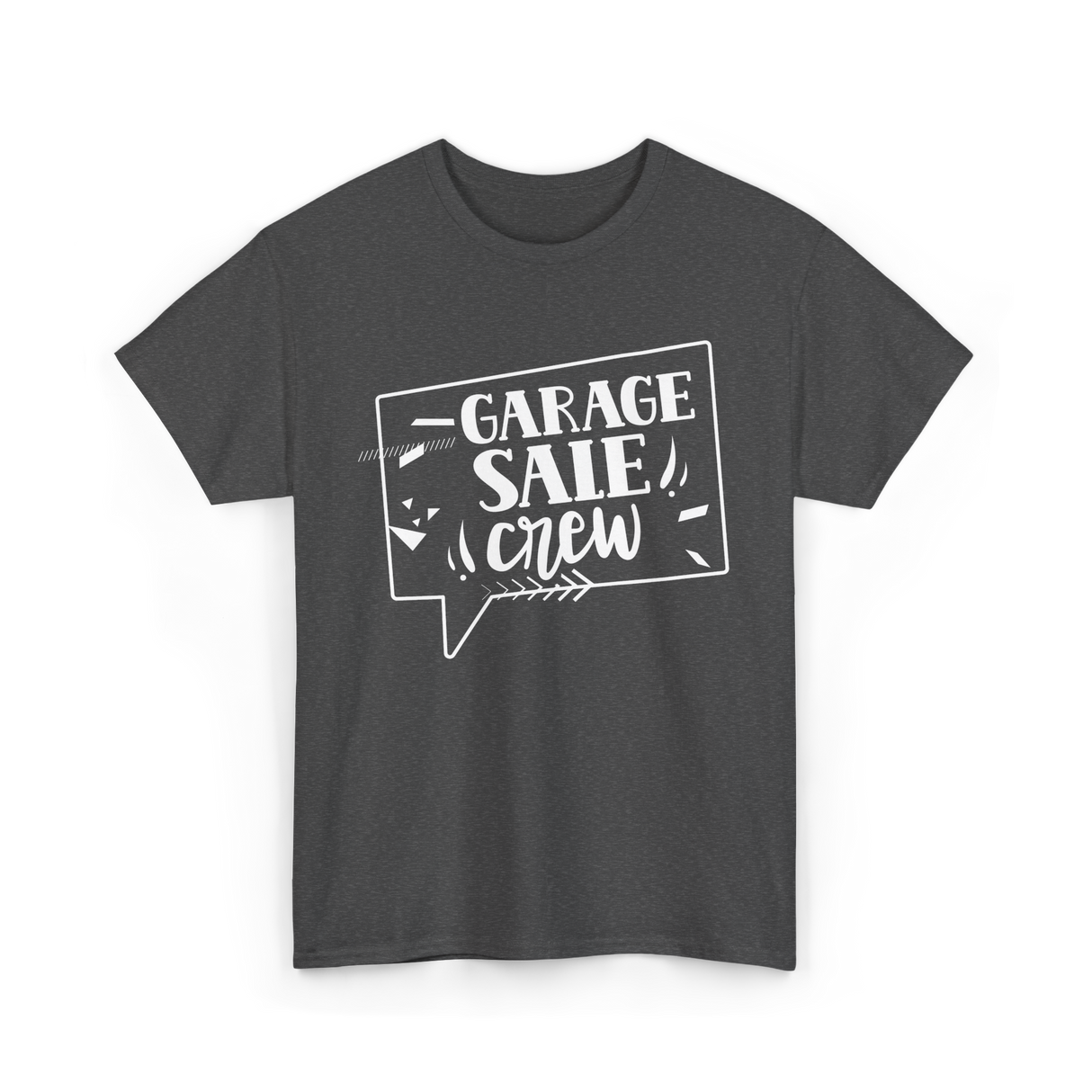 Garage Sale Crew Sale T-Shirt - Dark Heather