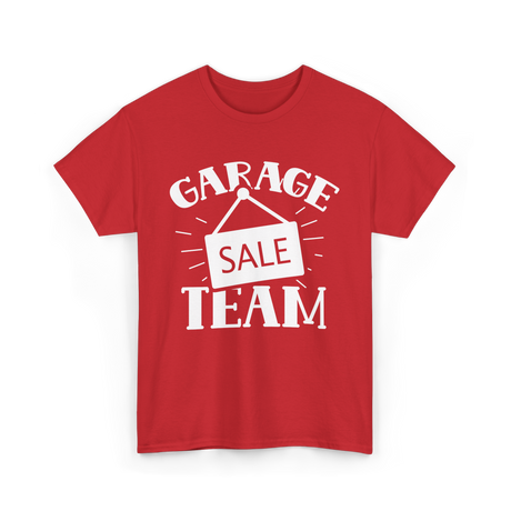 Garage Sale Team Sale Seller T-Shirt - Red