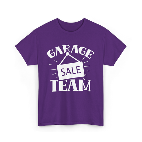 Garage Sale Team Sale Seller T-Shirt - Purple