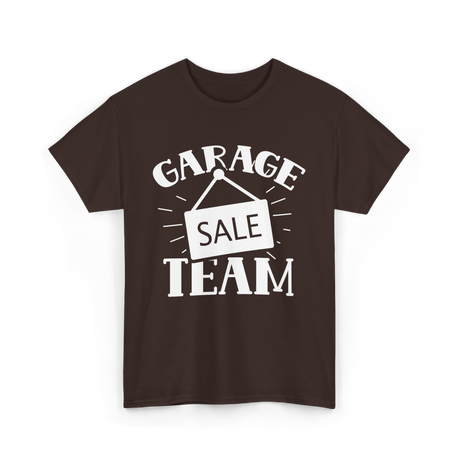 Garage Sale Team Sale Seller T-Shirt - Dark Chocolate