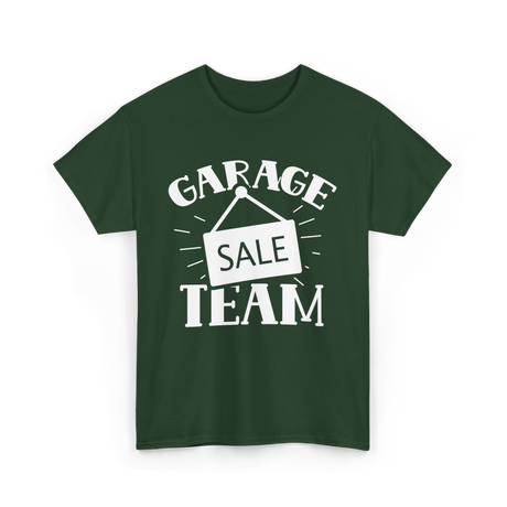 Garage Sale Team Sale Seller T-Shirt - Forest Green