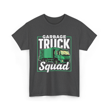 Garbage Truck Squad Truck T-Shirt - Dark Heather