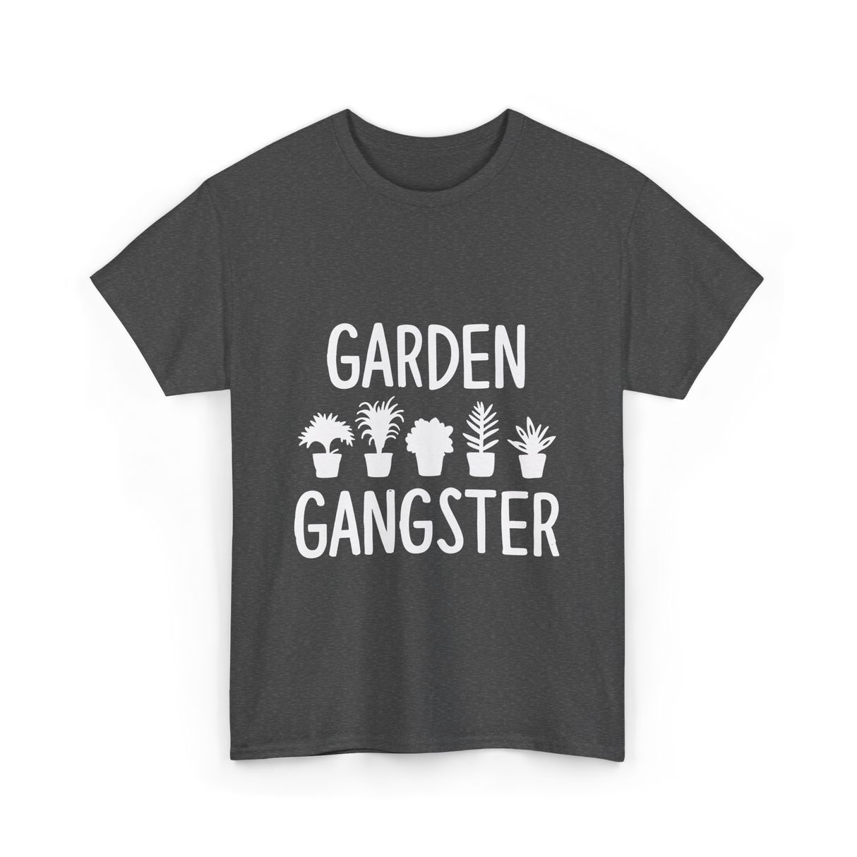 Garden Gangster Gardening T-Shirt - Dark Heather