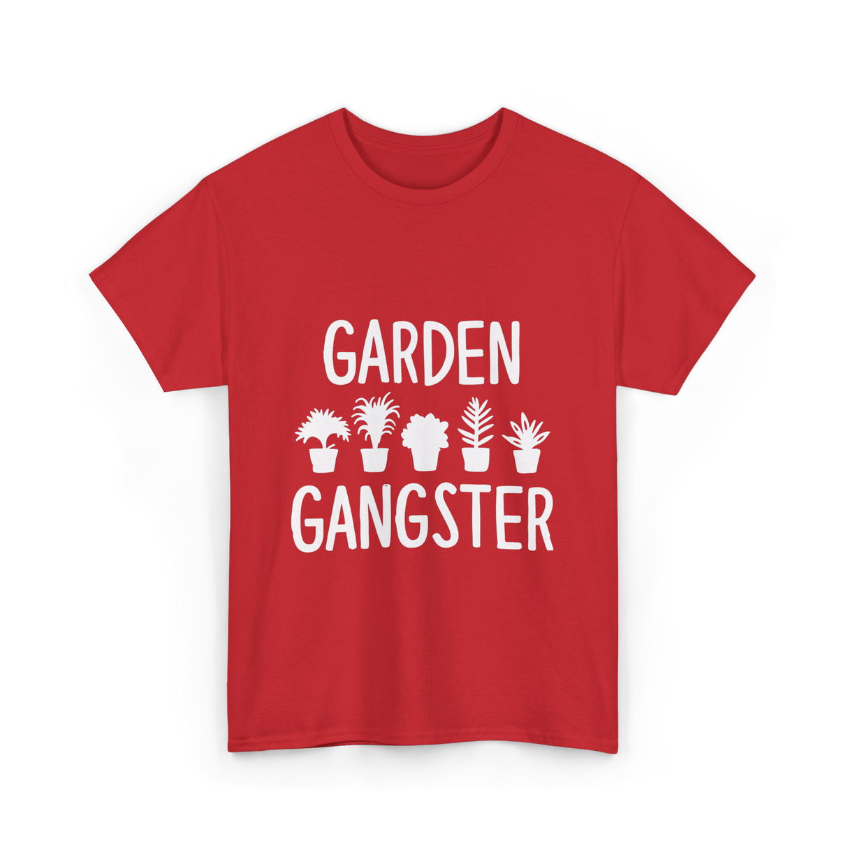 Garden Gangster Gardening T-Shirt - Red