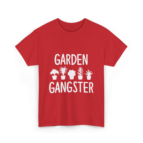 Garden Gangster Gardening T-Shirt - Red