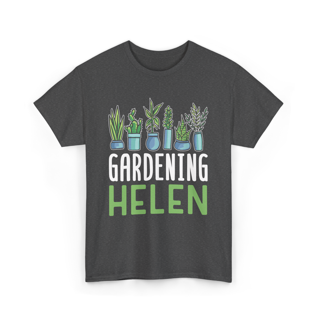 Gardening Helen Garden Plant Gardening T-Shirt - Dark Heather