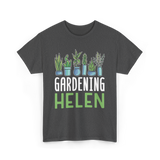 Gardening Helen Garden Plant Gardening T-Shirt - Dark Heather