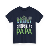 Gardening Papa Gardener Dad T-Shirt - Navy