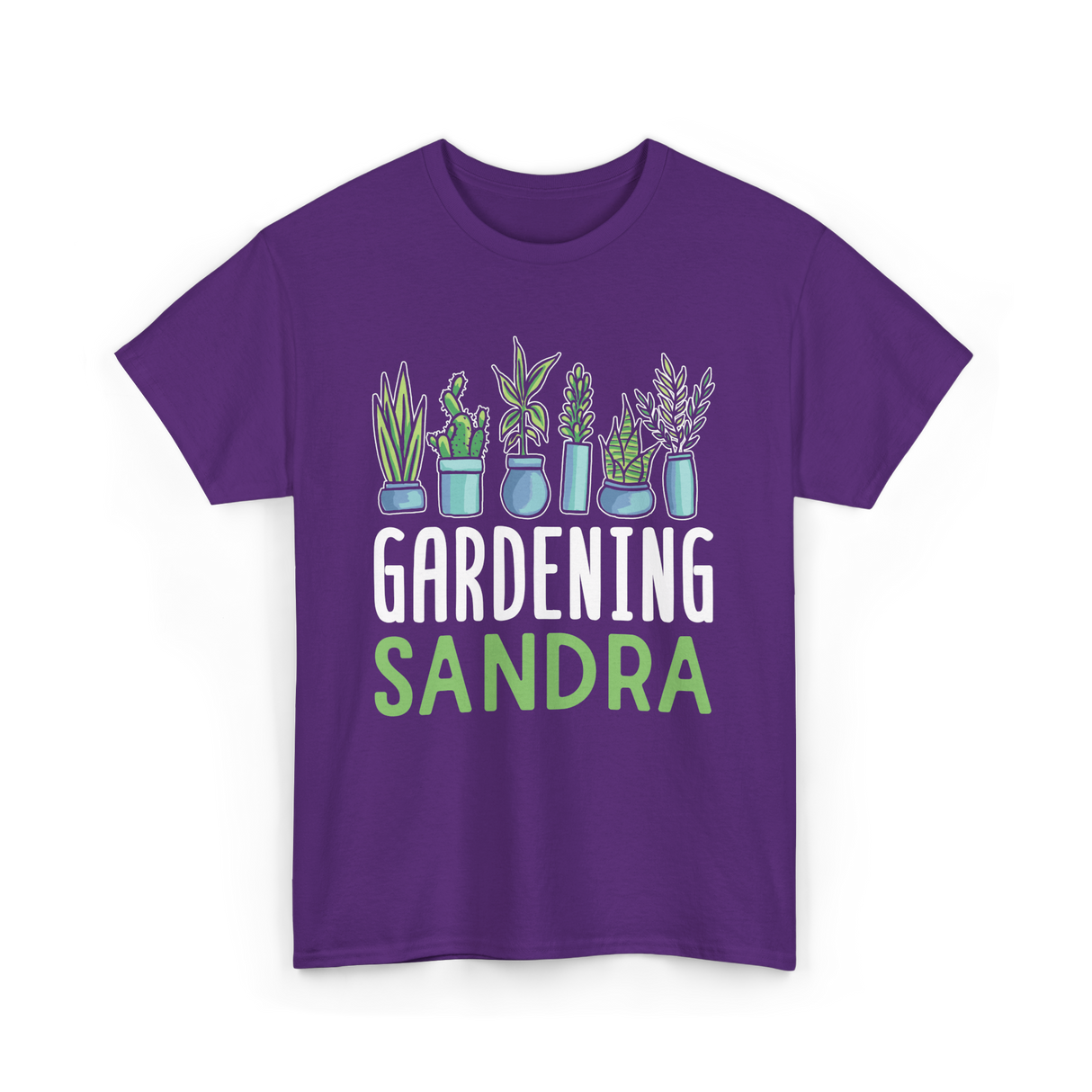 Gardening Sandra Plant Gardener T-Shirt - Purple