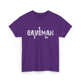 Gaveman Exploring Caving Hobby T-Shirt - Purple