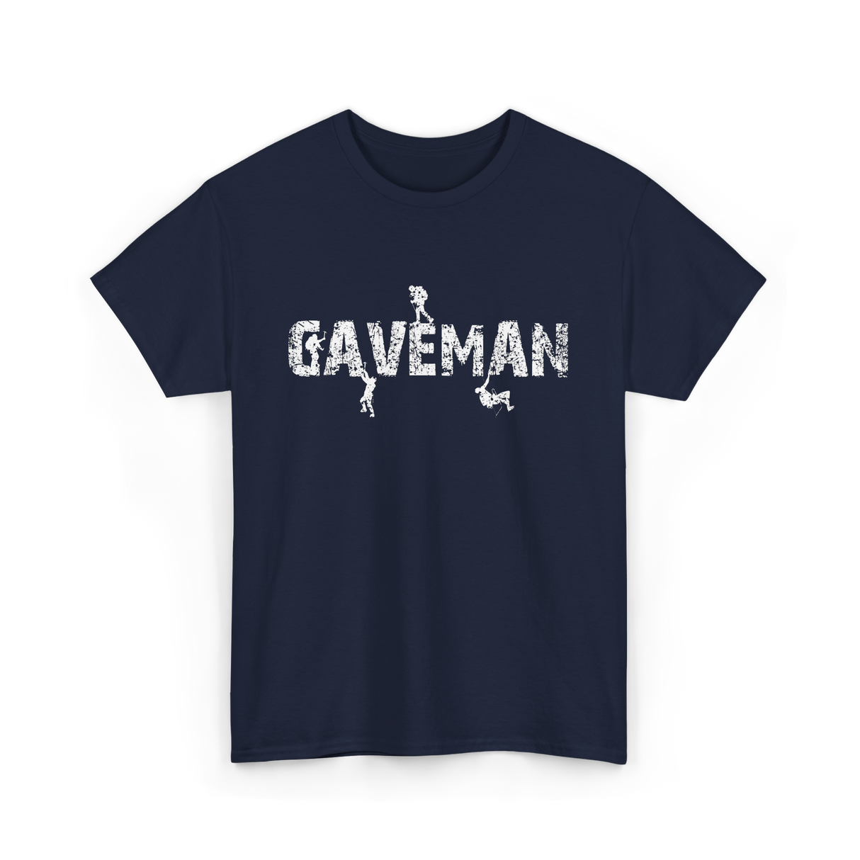 Gaveman Exploring Caving Hobby T-Shirt - Navy