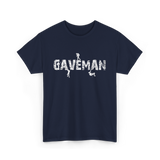 Gaveman Exploring Caving Hobby T-Shirt - Navy