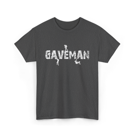 Gaveman Exploring Caving Hobby T-Shirt - Dark Heather