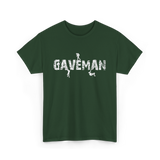 Gaveman Exploring Caving Hobby T-Shirt - Forest Green