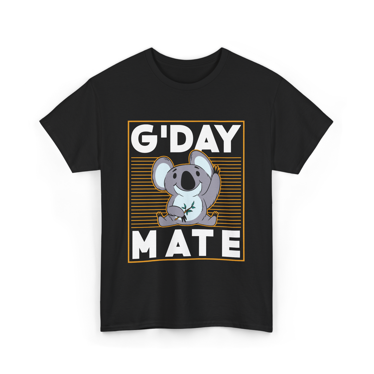 G'day Mate Koala Koalas T-Shirt - Black