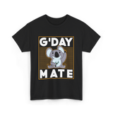 G'day Mate Koala Koalas T-Shirt - Black