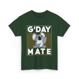 G'day Mate Koala Koalas T-Shirt - Forest Green