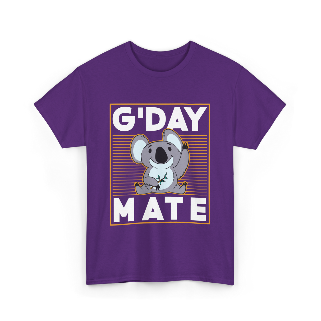 G'day Mate Koala Koalas T-Shirt - Purple