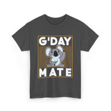 G'day Mate Koala Koalas T-Shirt - Dark Heather