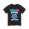 Gender Reveal Party Team T-Shirt - Black