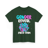 Gender Reveal Party Team T-Shirt - Forest Green