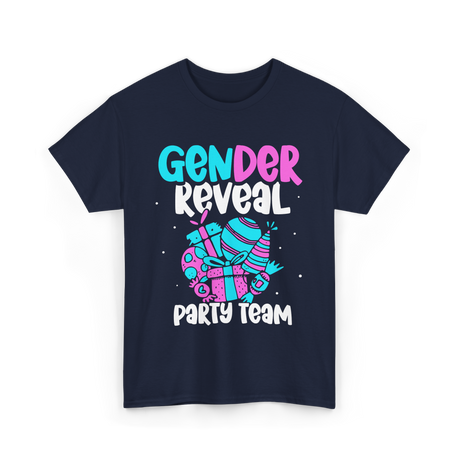 Gender Reveal Party Team T-Shirt - Navy