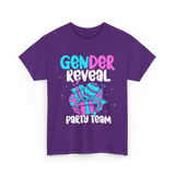 Gender Reveal Party Team T-Shirt - Purple