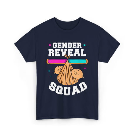 Gender Reveal Squad Gender Reveal T-Shirt - Navy